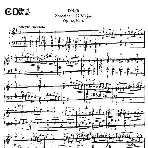 7 Piano Sonatinas Op.168 钢琴谱 安东 狄亚贝利