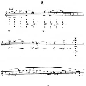 萨克斯谱 | 15首现代派练习曲 5 迪朗哥