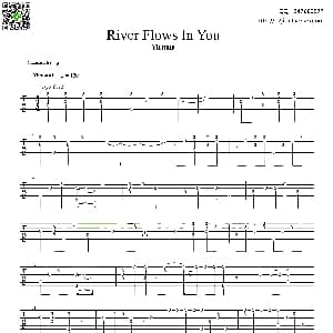 River Flows In You 吉他谱 Yiruma