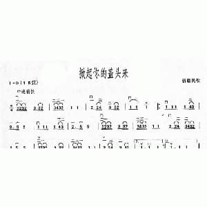 二胡谱 | 掀起你的盖头来