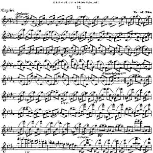 长笛曲谱 | 斯勒新老风格长笛练习重奏曲 第二部分 NO.12 Siegfried Thiele S. 斯勒