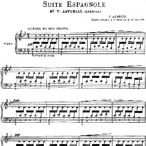 Suite Espanola Op.47 钢琴谱 埃赛克 阿尔贝尼兹