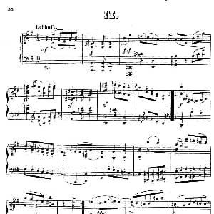 Waltzes Op.23 钢琴谱 狄奥多 柯希纳