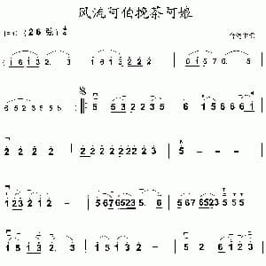 二胡谱 | 风流阿伯挽茶阿娘