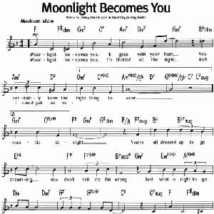 蓝调音乐:Moonlight Becomes You_外国歌谱
