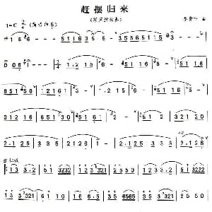 葫芦丝谱 | 赶摆归来 李贵中