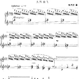 大雁南飞 钢琴谱 魏景舒