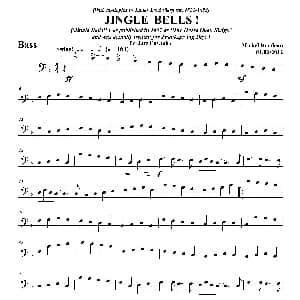 JINGLE BELLS！ 贝司分谱