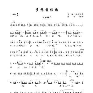 多想留住你_歌曲简谱_词曲:祁隆 潘信燃 潘信燃