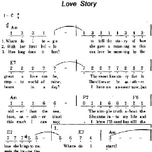 Love Story 美国 _外国歌谱