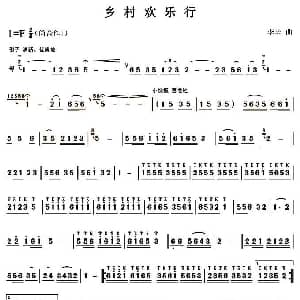 葫芦丝谱 | 乡村欢乐行