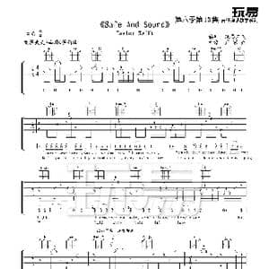 Safe And Sound 吉他谱 六线谱_歌谱投稿