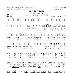 日 Just Be Friends_歌曲简谱_词曲:Dixie Flatline Dixie Flatline