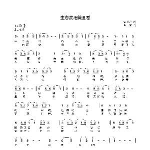生态贵阳美_歌曲简谱_词曲:安百花 李铖
