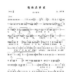 想你在梦里_歌谱投稿_词曲:佚名 佚名