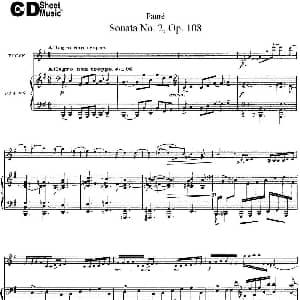 小提琴谱 | Violin Sonata No.2 Op.108 小提琴 钢琴伴奏