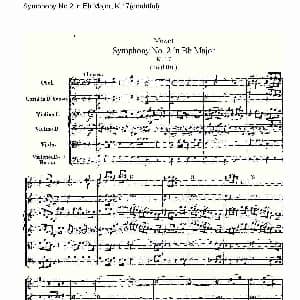 Symphony No.2 in Bb Major doubtful K.1