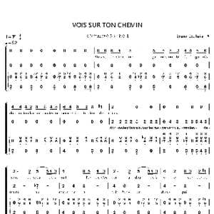 Vois Sur Ton Chemin_歌曲简谱_词曲: Bruno.Coulais