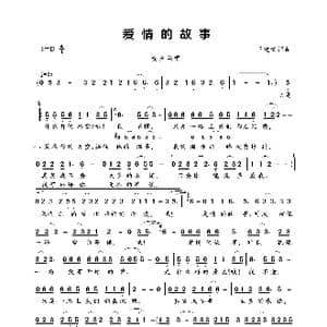 爱情的故事_歌曲简谱_词曲:王建青 王建青