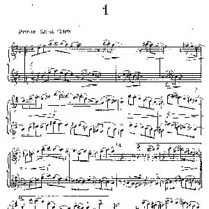 萨克斯谱 | Jazz Conception For Saxophone Duets 1 二重奏