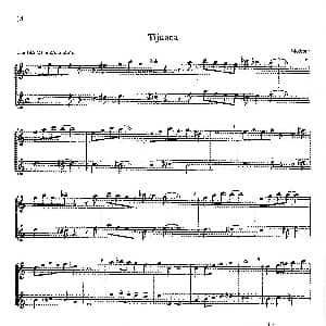 萨克斯谱 | 16首爵士二重奏 The Green DanubeTijuana