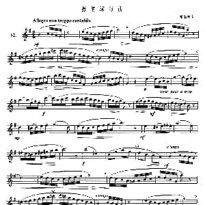 萨克斯谱 | 萨克斯练习曲合集 2—82 帕诺夫卡