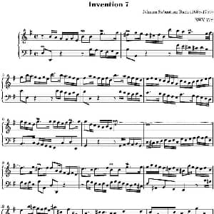 15首巴赫二部创意曲集 钢琴谱 巴赫