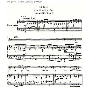 Ein ungefarbt Gemute_外国歌谱