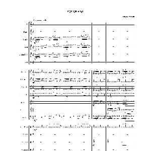 来自皇室的舞蹈 管弦乐套曲 1.POLONAISE 波兰舞曲 总谱 尤金 马加利夫