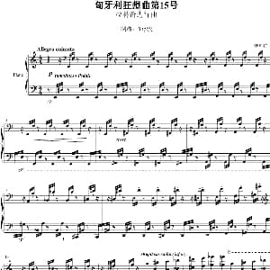 拉科奇进行曲 钢琴谱