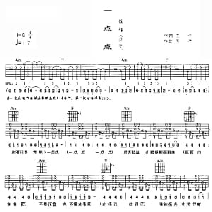 一点点 吉他谱 伍佰 伍佰 伍佰