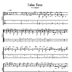 Tulsa Time 吉他谱