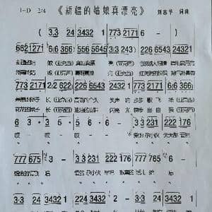 新疆的姑娘真漂亮_歌谱投稿_词曲: 刘志华