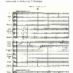 B小调第六交响曲,Op.74 第二乐章