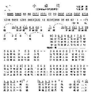 小卓玛_歌谱投稿_词曲:逯君 逯君