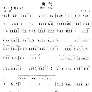 笛子谱 | 勇气 光良