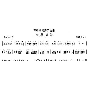 傣寨情 傣族舞蹈 中国民族民间舞曲选
