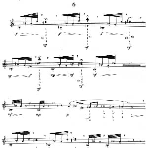 萨克斯谱 | 15首现代派练习曲 6 迪朗哥