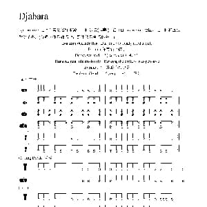 Djabara 非洲手鼓谱
