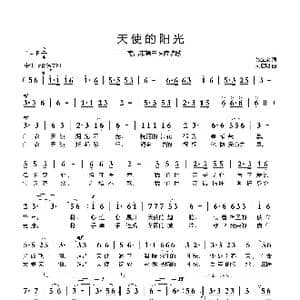 天使的阳光_歌曲简谱_词曲:張金余 刘启明