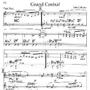 Grand Central 钢琴谱