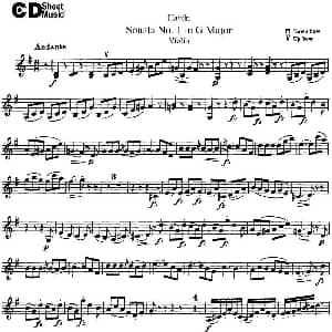 小提琴谱 | Violin Sonata No.1 in G Major