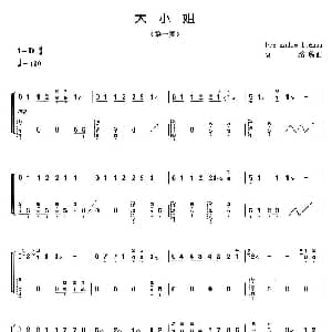 古筝谱 | 大小姐 Ove andre brenua 袁璐