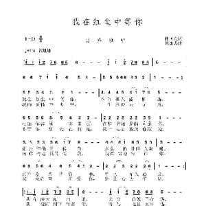 我在红尘中等你_歌曲简谱_词曲:孙国良 黄永杰