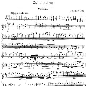 小提琴谱 | Concertino O. Rieding,Op.25 里丁格