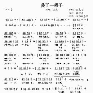 爱了一辈子_歌谱投稿_词曲:张良玉 闫雪峰