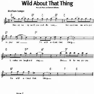 蓝调音乐:Wild About That Thing_外国歌谱