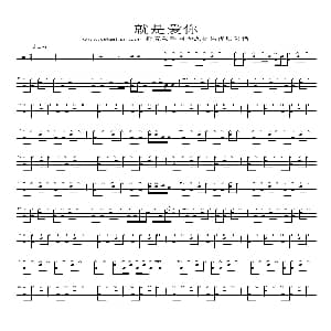 就是爱你 架子鼓谱