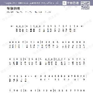 等你归来_歌谱投稿_词曲:程响 程响