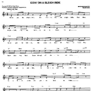 GOIN' ON A SLEIGH RIDE_外国歌谱